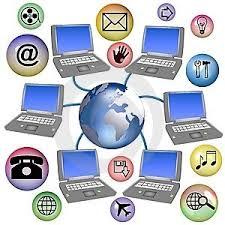 الانترنت هو شبكة عالمية تتكون من ملايين الحواسيب التي تتبادل المعلومات